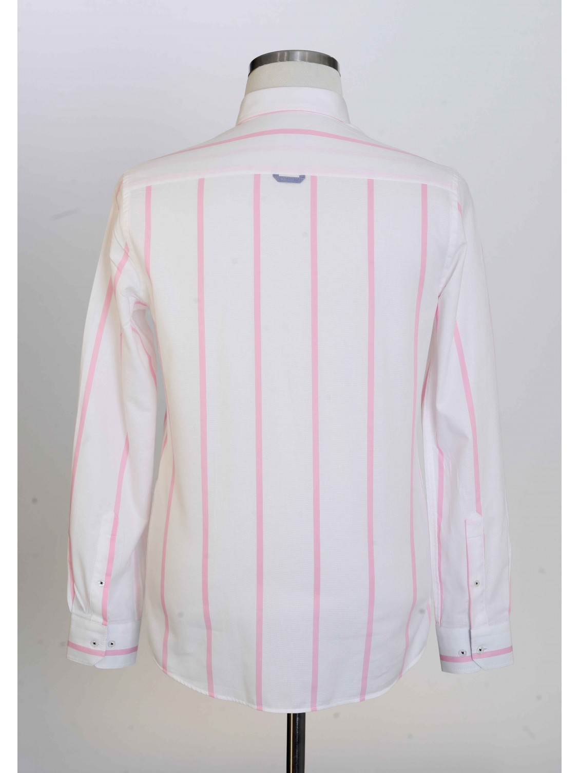%100 Pamuk Spor,Oxford,Çizgili, Erkek Gömlek PM3398R02