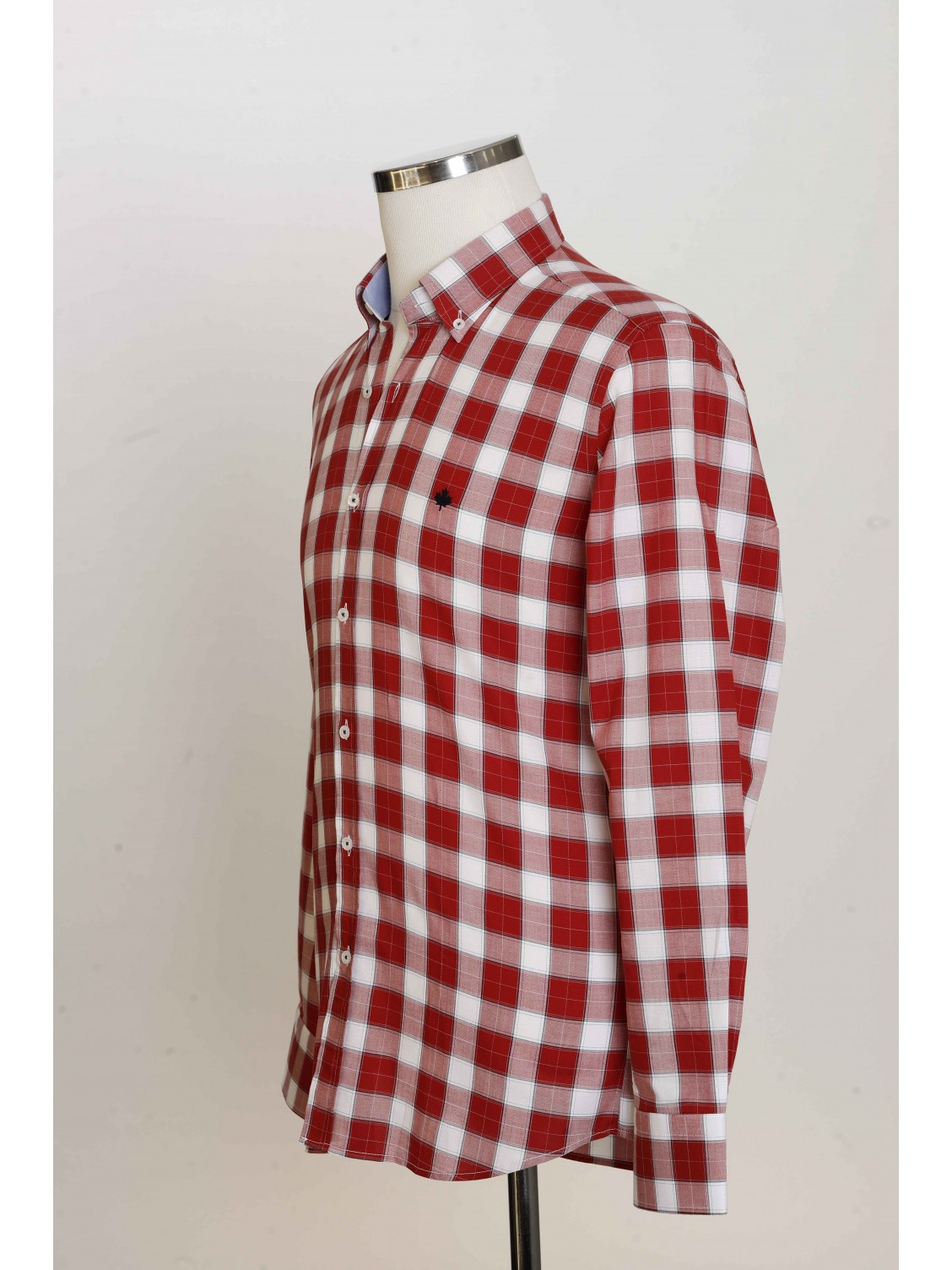 %100 Pamuk Spor,Oxford,Kareli, Erkek Gömlek PM3427R05