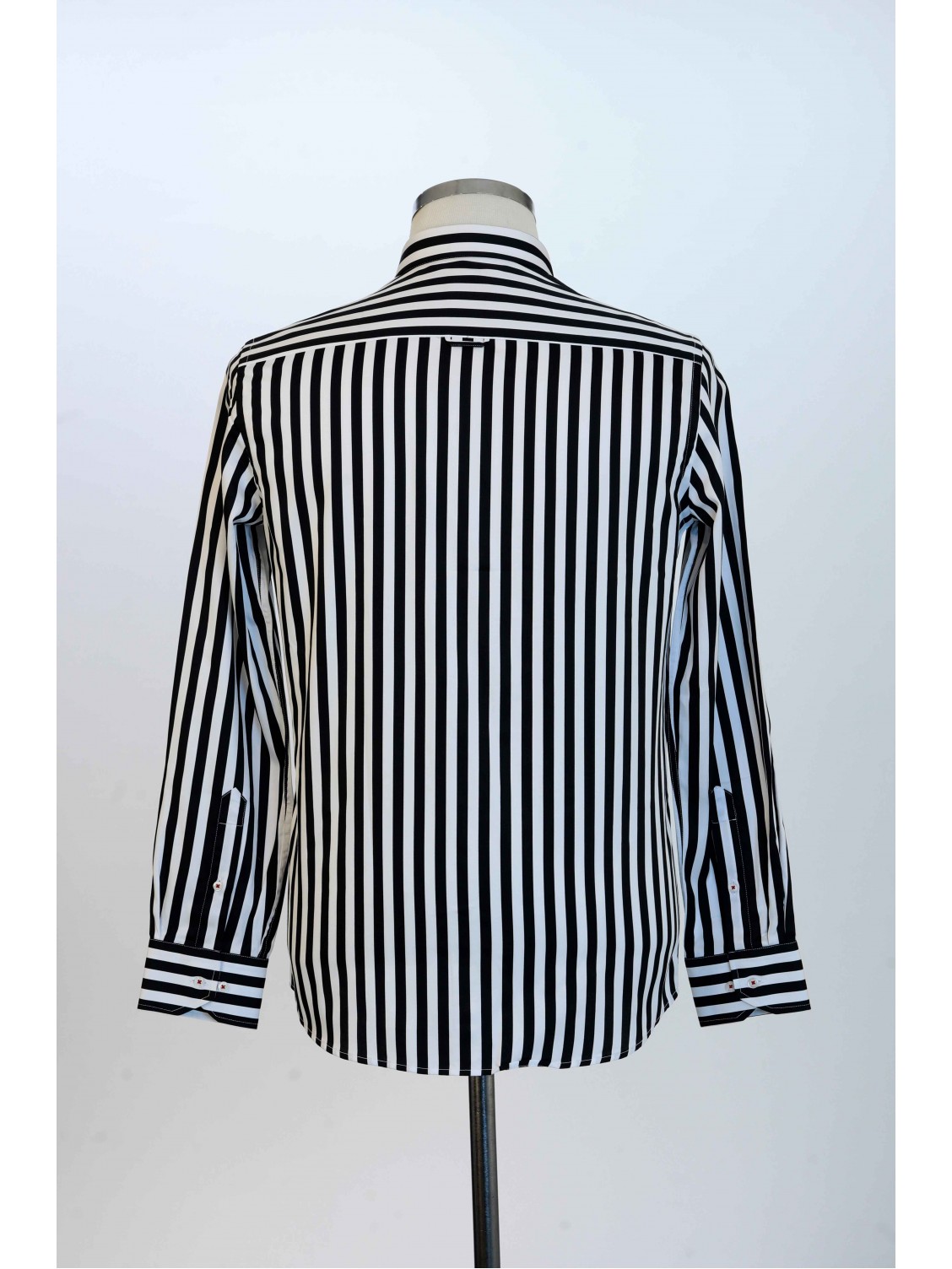 %100 Pamuk Spor,Saten,Çizgili, Erkek Gömlek PM346717