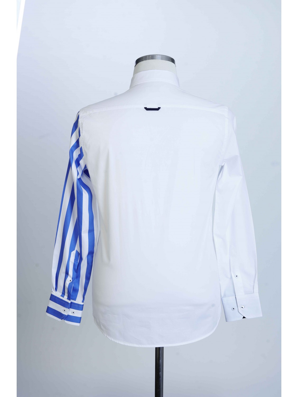 %100 Pamuk Spor,Parçalı,Saten,Nakışlı, Erkek Gömlek PM3474R02