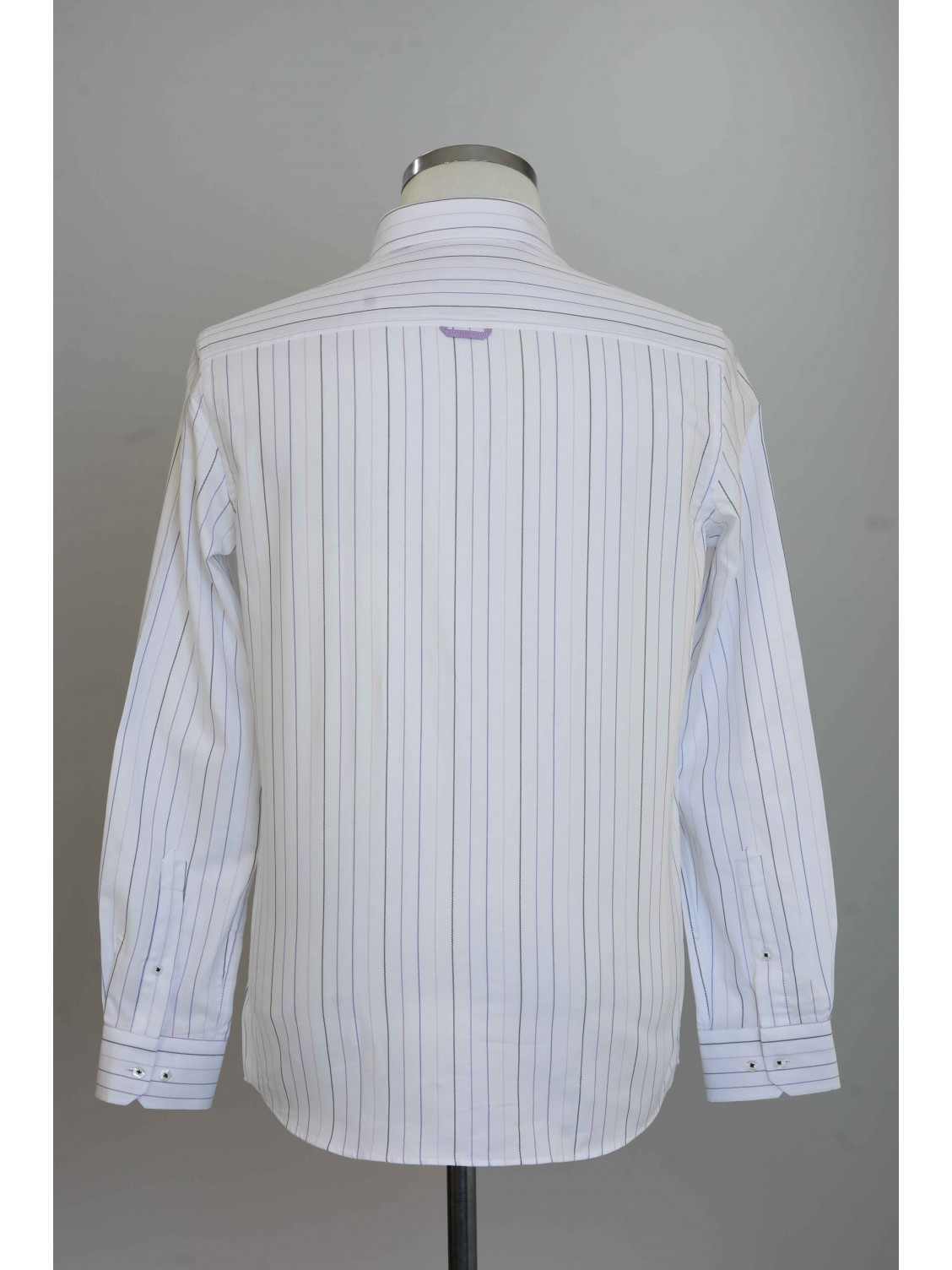 %100 Pamuk Spor,Oxford,Çizgili, Erkek Gömlek PM3503R09
