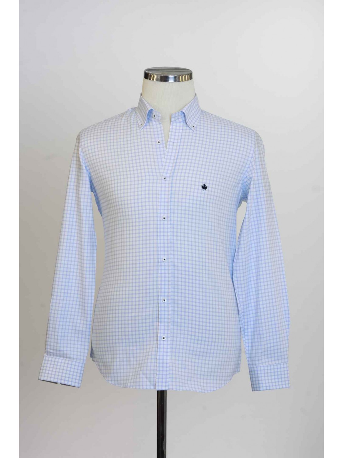 %100 Pamuk Spor,Oxford,Kareli, Erkek Gömlek PM3503R21