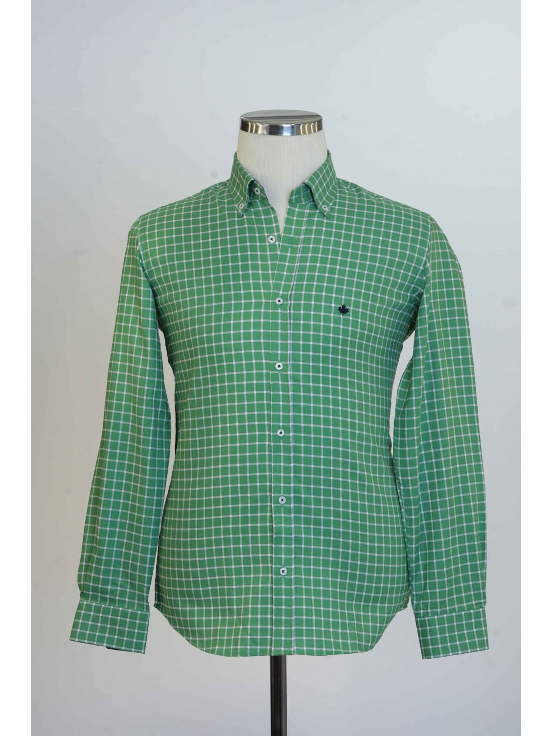 %100 Pamuk Spor,Oxford,Kareli, Erkek Gömlek PM3503R35