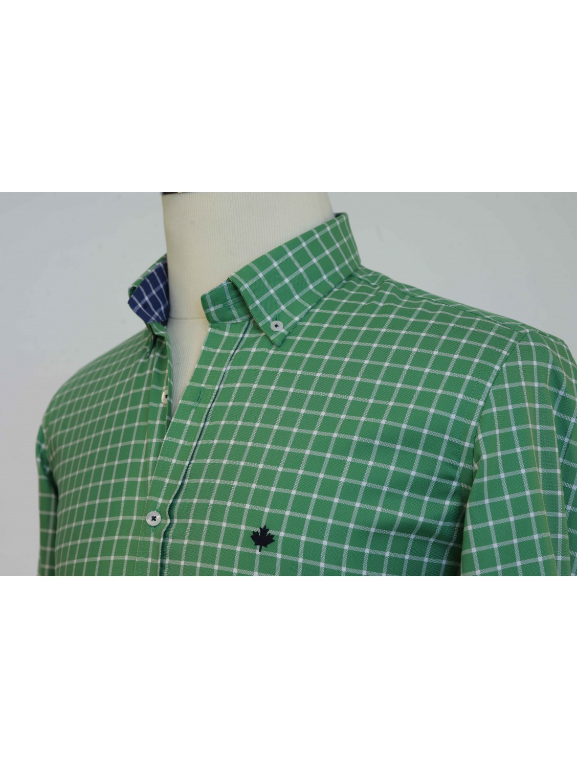 %100 Pamuk Spor,Oxford,Kareli, Erkek Gömlek PM3503R35