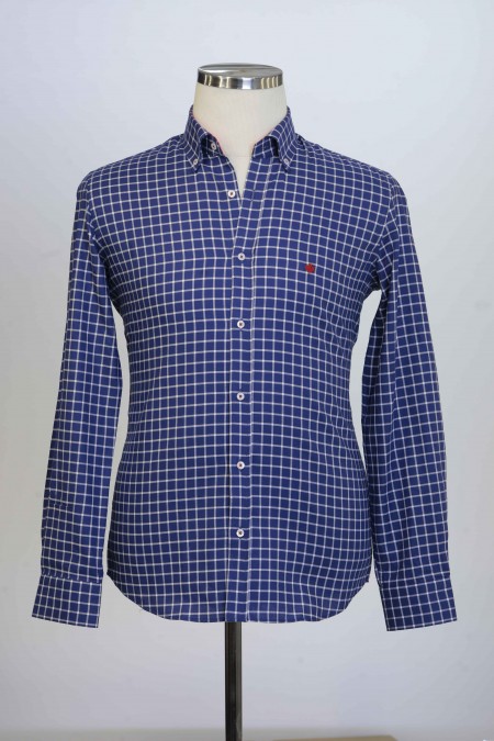 %100 Pamuk Spor,Oxford,Kareli, Erkek Gömlek PM3503R36