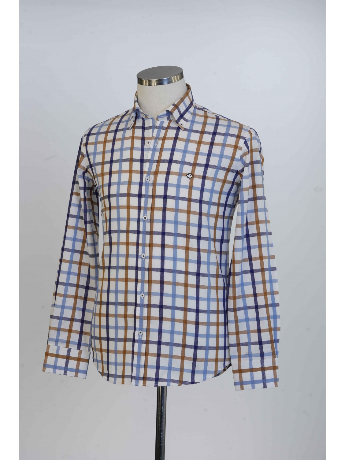 %100 Pamuk,Desenli, Erkek Gömlek PM350711